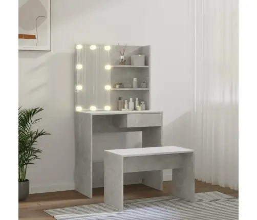 Tualettlaua Komplekt Lediga, Betoonhall, Tehispuit