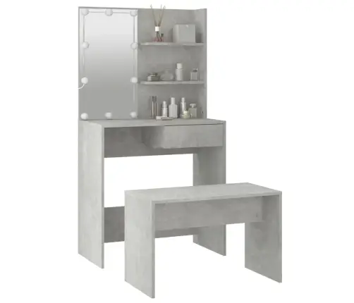 Tualettlaua Komplekt Lediga, Betoonhall, Tehispuit