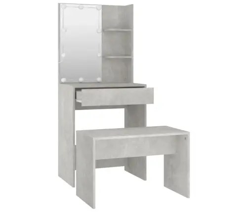 Tualettlaua Komplekt Lediga, Betoonhall, Tehispuit