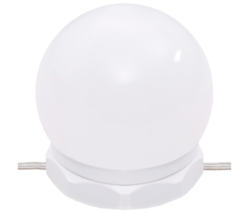 Kosmetinio Staliuko Komplektas Su Led, Dūminio Ąžuolo, Mediena