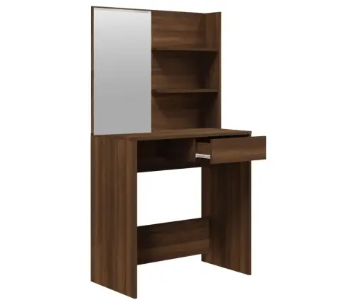 Spoguļgaldiņa Komplekts, Ozolkoka Krāsa, 74,5X40X141 Cm Vidaxl