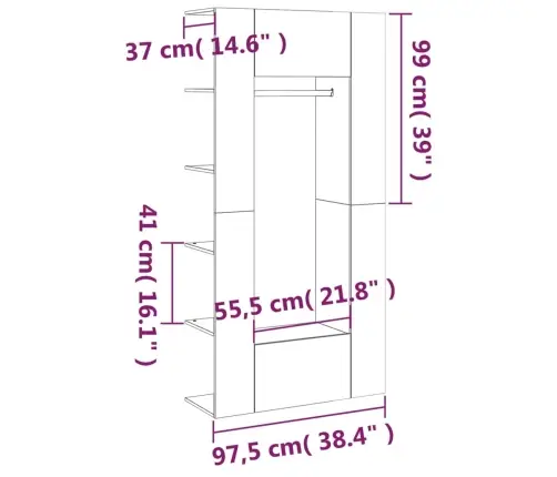 Koridoriaus Spintelės, 2Vnt., Dūminio Ąžuolo, Apdirbta Mediena