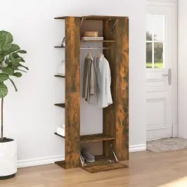 Gaiteņa Skapīši 2 Gab., Ozolkoka Krāsa, Inženierijas Koks Vidaxl