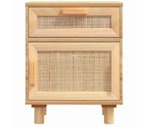 Naktsskapīši, 2 Gab., Brūni, Priedes Koks Un Dabīga Rotangpalma Vidaxl Naktsskapīši, 2 Gab., Brūni, Priedes Koks Un Dabīga Rotangpalma Vidaxl