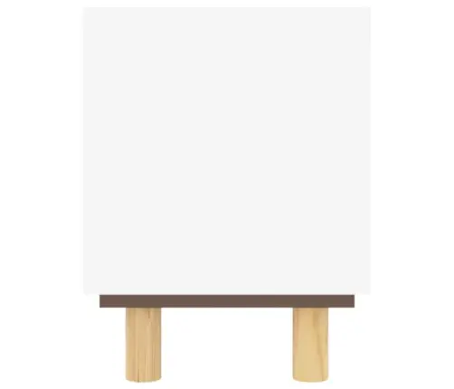 Skapītis, Balts, 80X30X40 Cm, Priedes Koks, Dabīga Rotangpalma Vidaxl Skapītis, Balts, 80X30X40 Cm, Priedes Koks, Dabīga Rotangpalma Vidaxl