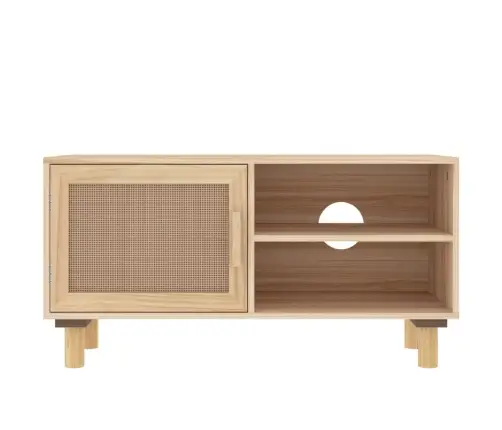 Tv Skapītis, Brūns, 80X30X40 Cm, Priede, Dabīga Rotangpalma Vidaxl Tv Skapītis, Brūns, 80X30X40 Cm, Priede, Dabīga Rotangpalma Vidaxl