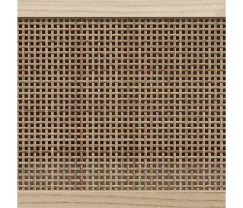 Tv Skapītis, 105X30X40 Cm, Priede, Dabīga Rotangpalma, Melns Vidaxl