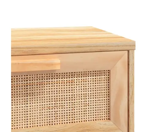 Konsolinis Staliukas, Rudas, 80X30X75cm Pušis Ir Ratanas