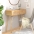 Konsoles Galds, Balts, 80X30X75 Cm, Priedes Koks, Rotangpalma Vidaxl