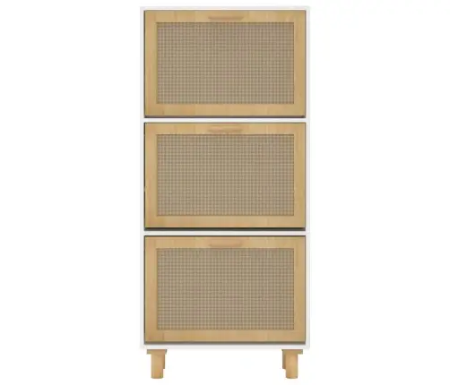 Apavu Skapītis, Balts, 52X25X115 Cm, Inženierijas Koks Vidaxl