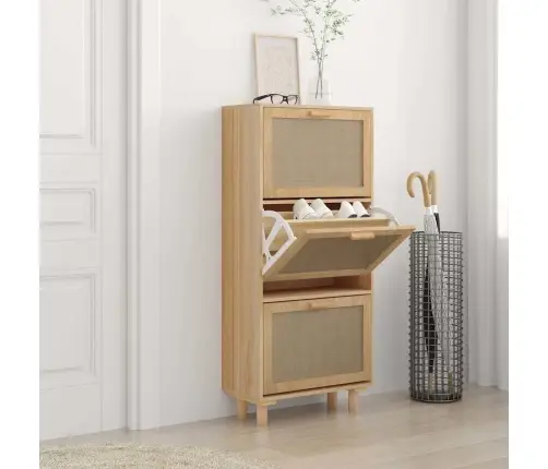 Apavu Skapītis, Brūns, 52X25X115 Cm, Inženierijas Koks Vidaxl