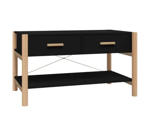 Kavos Staliukas, Juodos Spalvos, 82X48X45cm Apdirbta Mediena