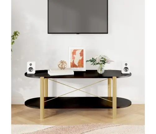 Kavos Staliukas, Juodos Spalvos, 110X48X40cm Apdirbta Mediena