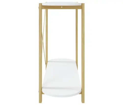 Konsoles Galds, Balts, 110X38X75 Cm, Inženierijas Koks Vidaxl