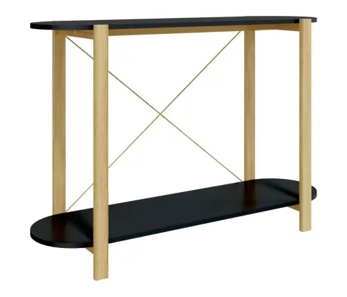 Konsoles Galdiņš, Melns, 110X38X75 Cm, Inženierijas Koks Vidaxl Konsoles Galdiņš, Melns, 110X38X75 Cm, Inženierijas Koks Vidaxl