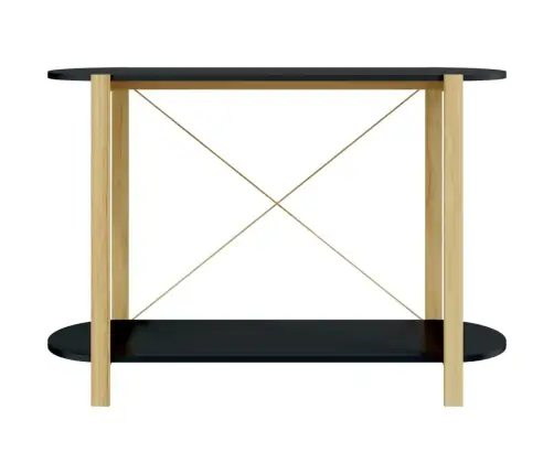 Konsoles Galdiņš, Melns, 110X38X75 Cm, Inženierijas Koks Vidaxl Konsoles Galdiņš, Melns, 110X38X75 Cm, Inženierijas Koks Vidaxl