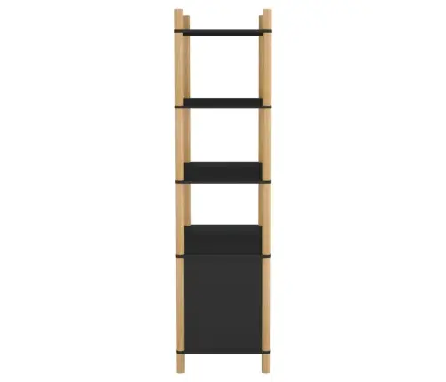 Komoda, Juodos Spalvos, 80X40X153cm Apdirbta Mediena Komoda, Juodos Spalvos, 80X40X153cm Apdirbta Mediena