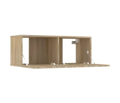 Tv Skapīši, 4 Gab., Ozolkoka, 80X30X30 Cm, Inženierijas Koks Vidaxl Tv Skapīši, 4 Gab., Ozolkoka, 80X30X30 Cm, Inženierijas Koks Vidaxl
