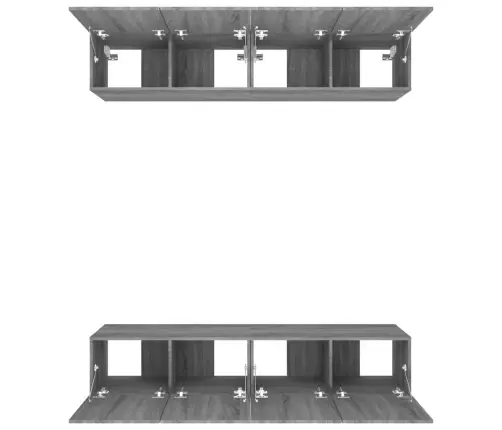 Telerikapid 4 Tk, Hall Sonoma, 80X30X30 cm Tehispuit