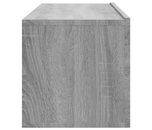 Seina Telerikapid 4 Tk, Hall Sonoma Tamm, 100 X 30 X 30 Cm