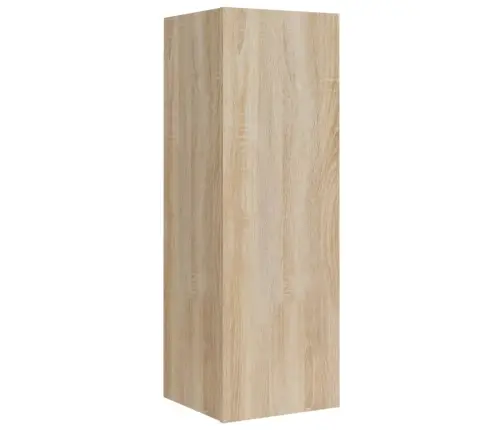 4-Daļīgs Tv Skapīšu Komplekts, Ozola Krāsa, Inženierijas Koks Vidaxl