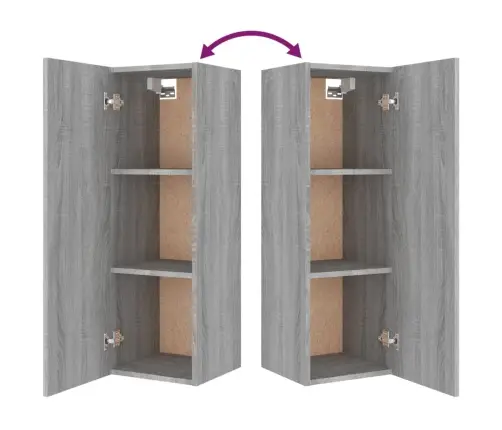 4-Osaline Telerikappide Komplekt, Hall Sonoma, Tehispuit