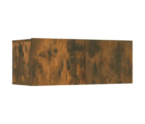 8-Osaline Telerikappide Komplekt, Suitsutatud Tamm, Tehispuit