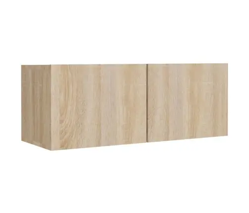 5-Daļīgs Tv Skapīšu Komplekts, Ozola Krāsa, Inženierijas Koks Vidaxl