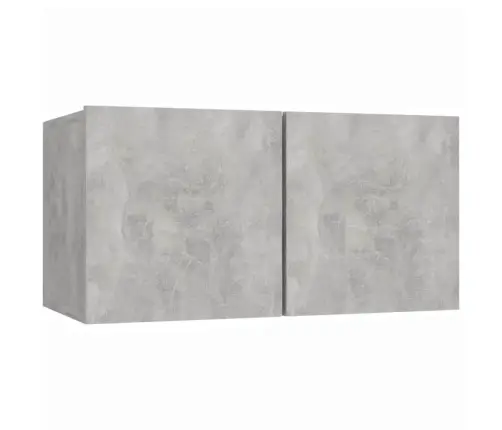 Tv Spintelių Komplektas, 5 Dalių, Betono Pilkas, Mediena Tv Spintelių Komplektas, 5 Dalių, Betono Pilkas, Mediena