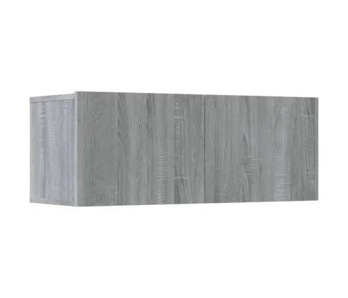 5-Osaline Telerikappide Komplekt, Hall Sonoma Tamm, Tehispuit