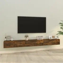 3-Osaline Telerikappide Komplekt, Suitsutatud Tamm, Tehispuit
