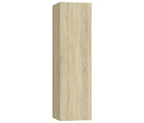 7-Daļīgs Tv Skapīšu Komplekts, Ozola Krāsa, Inženierijas Koks Vidaxl