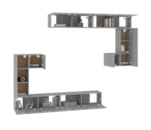 Seinale Kinnitatav Telerikapp, Hall Sonoma Tamm, Tehispuit