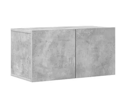 4-Daļīgs Tv Skapīšu Komplekts, Betona Pelēks, Inženierijas Koks Vidaxl