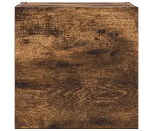 Tv Spintelių Komplektas, 4 Dalių, Dūminio Ąžuolo, Mediena