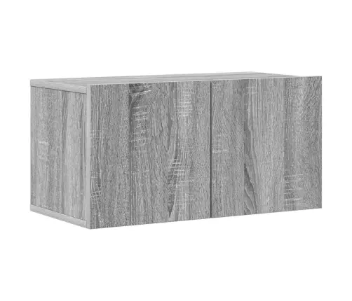 4-Osaline Telerikappide Komplekt, Hall Sonoma Tamm, Tehispuit