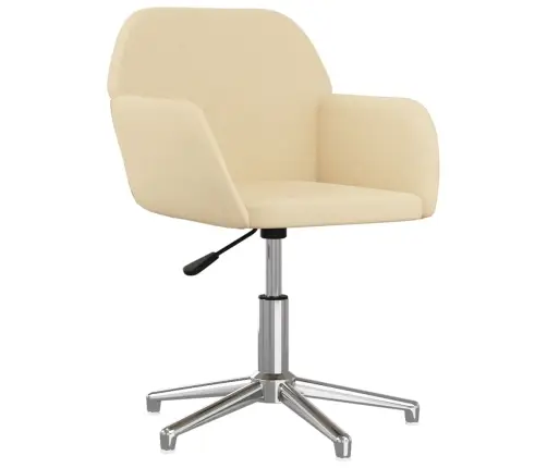 Biroja Krēsls, Krēmkrāsas Audums Vidaxl