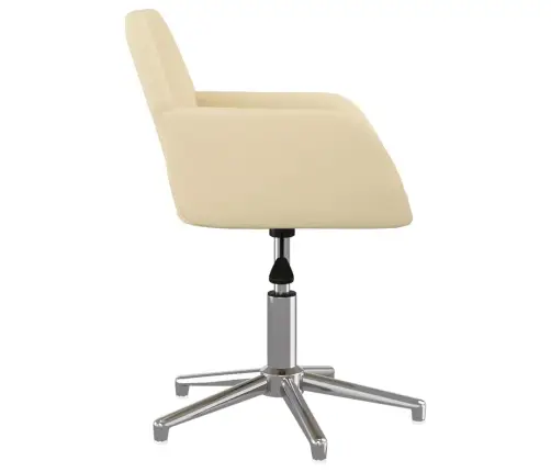 Biroja Krēsls, Krēmkrāsas Audums Vidaxl