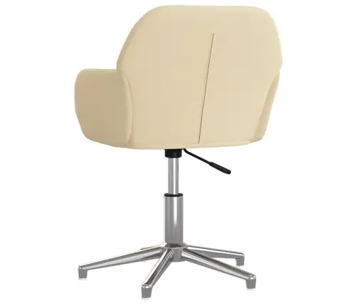 Biroja Krēsls, Krēmkrāsas Audums Vidaxl