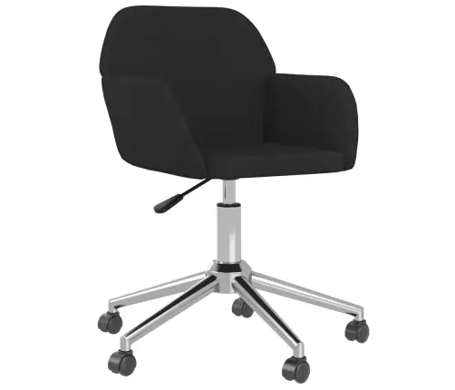 Biroja Krēsls, Melns Audums Vidaxl