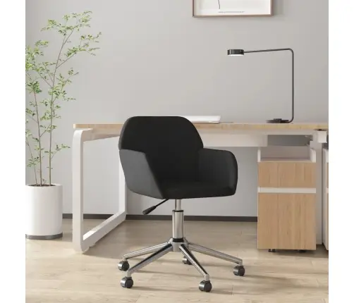 Biroja Krēsls, Melns Audums Vidaxl