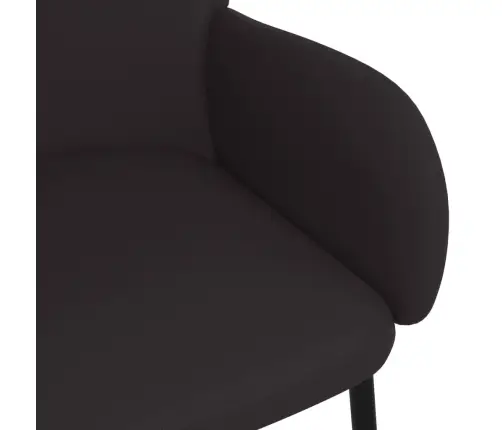 Valgomojo Kėdės, 2 Vnt., Juodos, Dirbtinė Oda