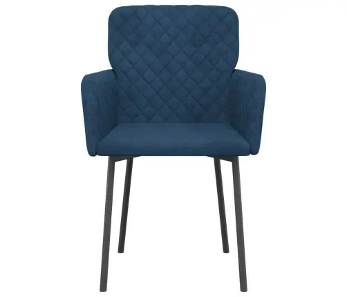 Söögitoolid 2 Tk, Sinine, Samet