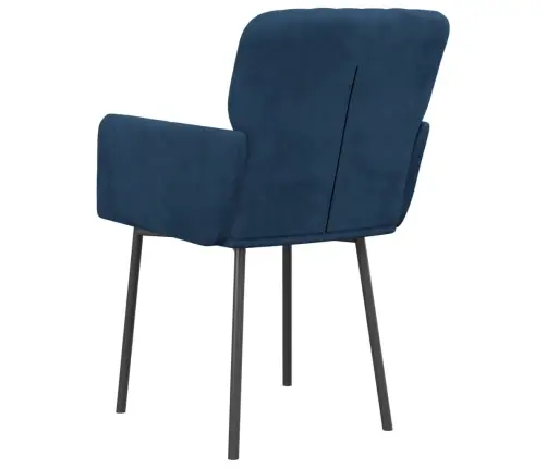 Söögitoolid 2 Tk, Sinine, Samet