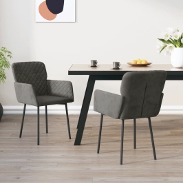 Söögitoolid 2 Tk, Tumehall, Samet