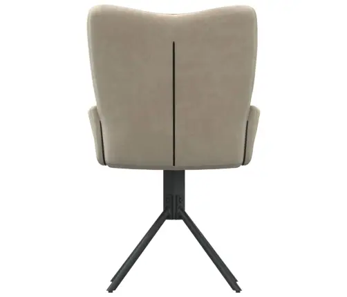 Pasukamos Valgomojo Kėdės, 2Vnt., Šviesiai Pilkos, Aksomas