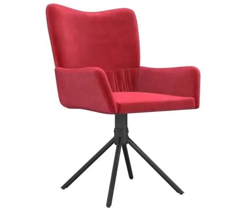 Grozāmi Virtuves Krēsli, 2 Gab., Vīnsarkans Samts Vidaxl