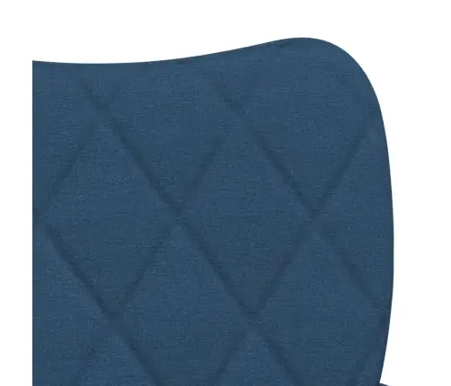 Virtuves Krēsli, 2 Gab., Zils Audums Vidaxl