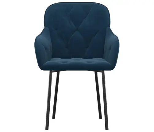 Söögitoolid 2 Tk, Sinine, Samet