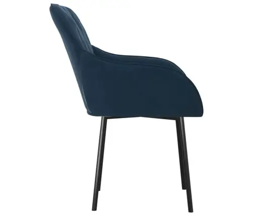 Söögitoolid 2 Tk, Sinine, Samet